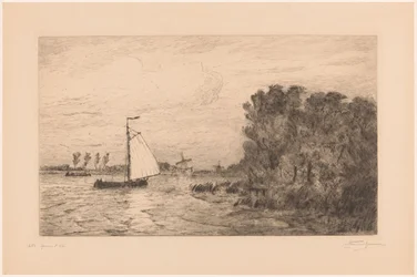 View of the Vecht near Weesp