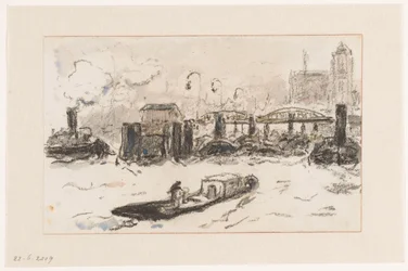 View of the Harbor of Hamburg