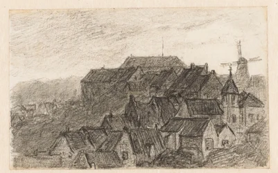 Cityscape of Kleve with Mill
