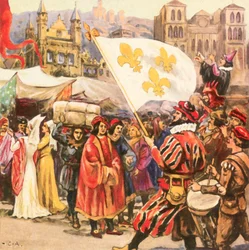 Fair in Lyon in Southeast France