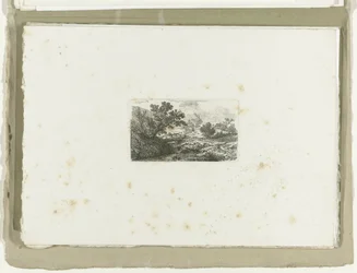 Landscape with Bridge over Stream (series title: Sixteen Landscapes)