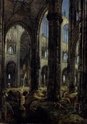 Gothic Church Ruins, 1826