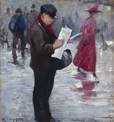 Newspaper Salesman
