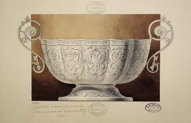 Design of a Bowl Decorated with the Double-Headed Eagle (Series The Dowry of Grand Princess Maria)