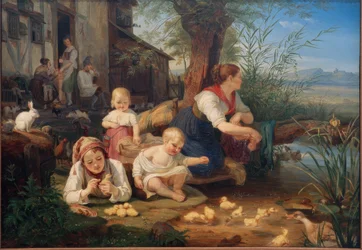 Mother with Children