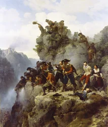Riflemen in the Mountain Pass