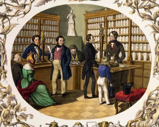 Interior of Austrian Pharmacy