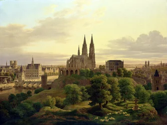 A Medieval Town in 1830, 1830