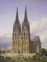 Ideal View of Cologne Cathedral, 1834-1836