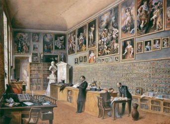 The Library, also Office of the Officials of the Ambras Collection (Portrait Collection)