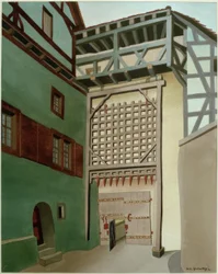 Harburg (Wörnitz), Castle Gate with Portcullis