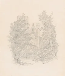 View of the West Facade of Dunkeld Cathedral