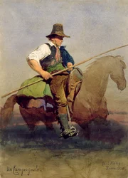 A Roman Peasant on Horseback