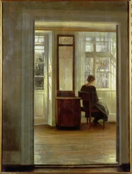 A Lady in an Interior
