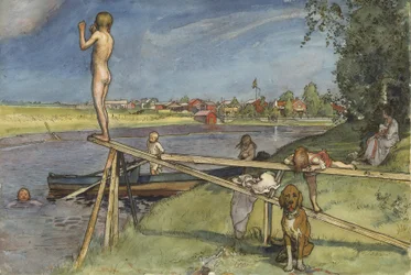 A Pleasant Bathing Place, from A Home series, c.1895