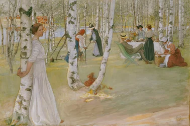 Breakfast in the Open, 1910