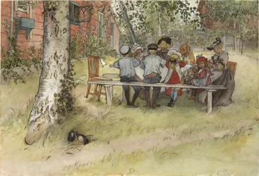 Breakfast under the Big Birch