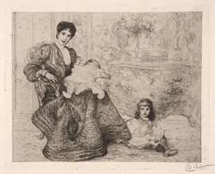 Dora Lamm and her sons