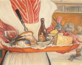 Housemaid, breakfast tray (detail)