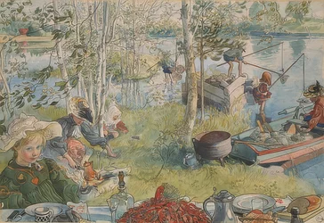 Crab Fishing. Around 1895