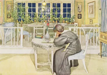 The Evening Before the Journey to England - Study Room, pub. in 