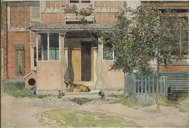 The Veranda. From A Home (26 watercolours)