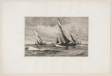 Fishing Cutters Set to Sea