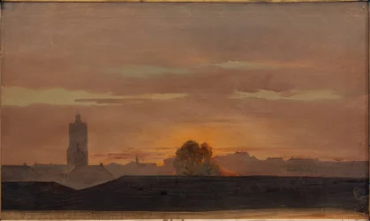 Darmstadt, View from the Castle Studio