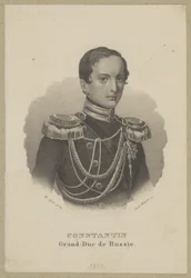 Konstanty Mikołajewicz Romanow (1827 Petersburg - 1892 Pawłowsk) - Grand Duke of Russia, general and viceroy of the Kingdom of Poland, president of the Council of State of Congress Poland, fleet admiral