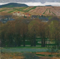 View from Heiligenstadt to the Nussberg