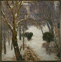 Heiligenstaedter Park in Winter