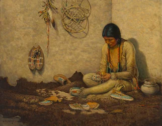 A Moccasin Maker