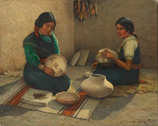 Hopi Pottery Painters