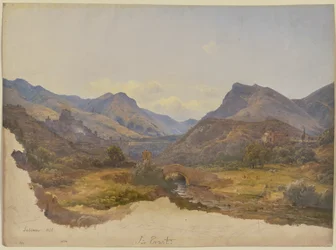 View of Subiaco, with a Bridge in the Foreground
