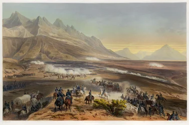 Battle of Buena Vista, from The War Between the United States and Mexico, pub. 1851