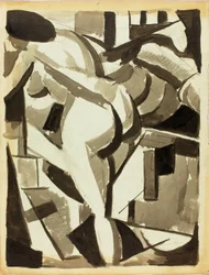 Female Nude Bending Over