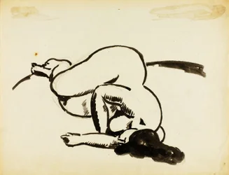 Female Nude Lying Down