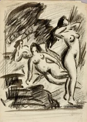 Group of Three Female Nudes