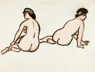 Group of Two Female Nudes
