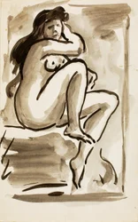 Seated Female Nude