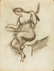 Seated Female Nude