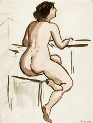 Seated Female Nude