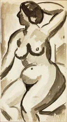 Seated Female Nude