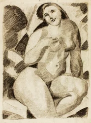 Seated Female Nude