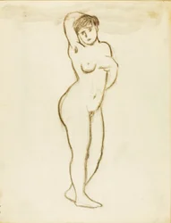 Standing Female Nude