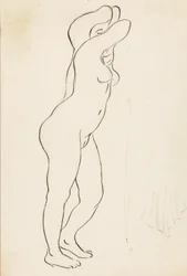 Standing Female Nude