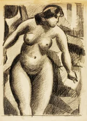 Standing Female Nude