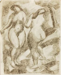 Two Female Nudes