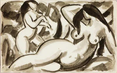 Two Female Nudes