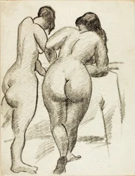 Two Standing Nudes